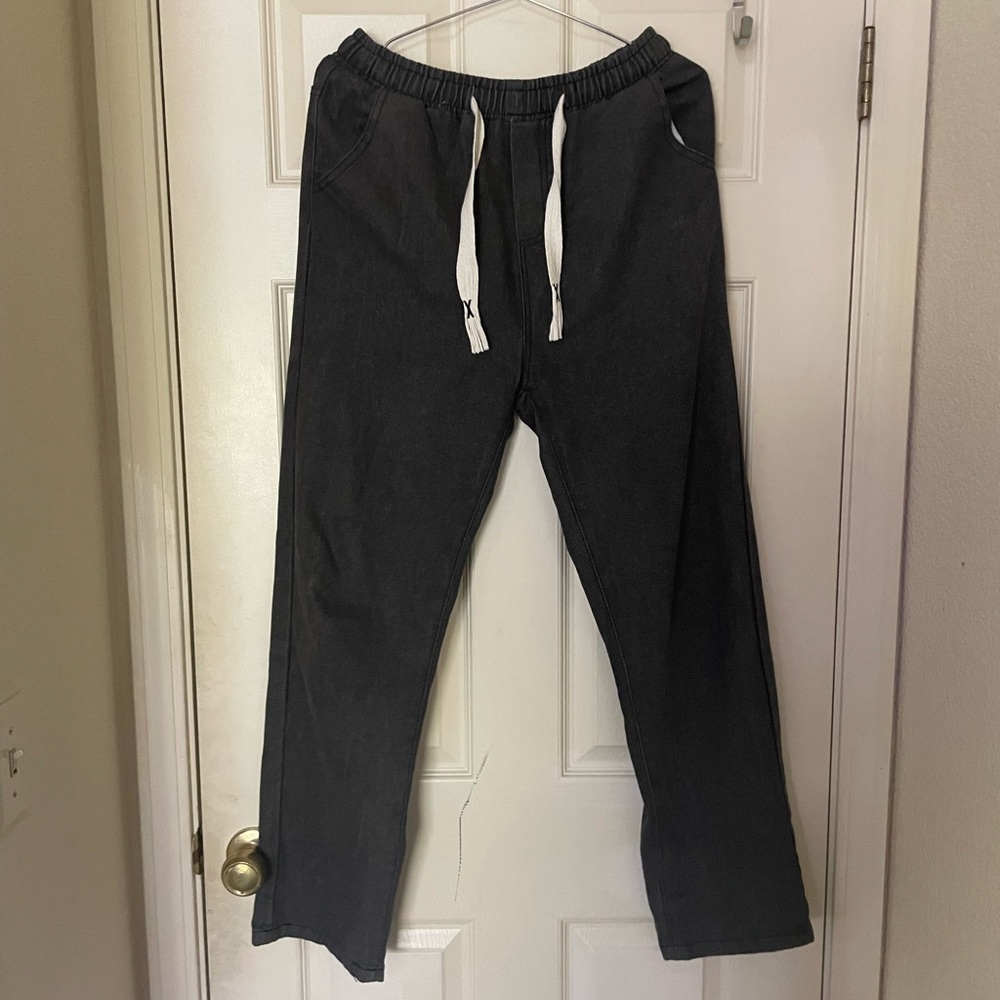 Soft black denim